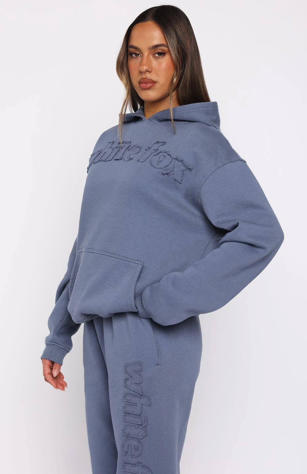 From The Archives Lexi Oversized Hoodie Ocean sold by White Fox Boutique product image thumbnail 3