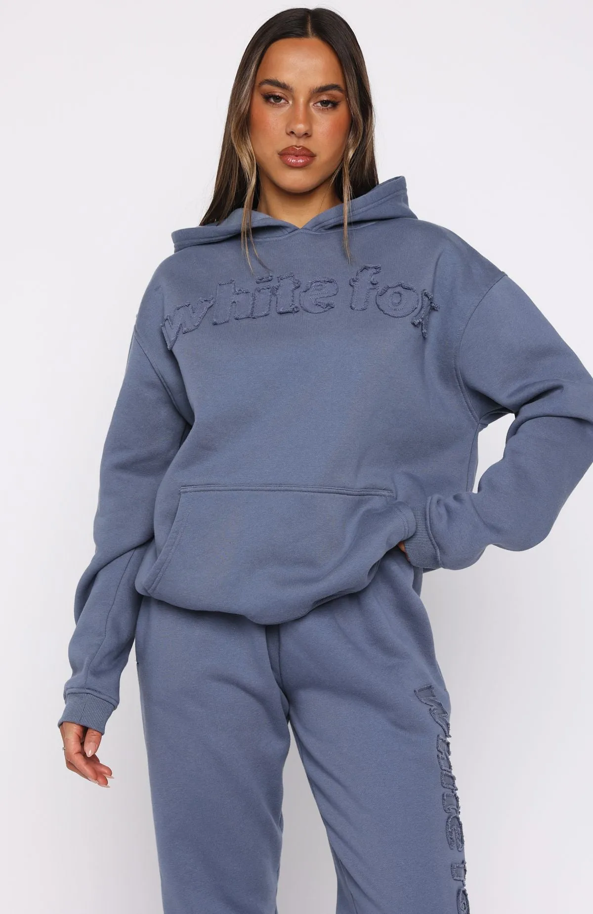 From The Archives Lexi Oversized Hoodie Ocean sold by White Fox Boutique product image thumbnail 2