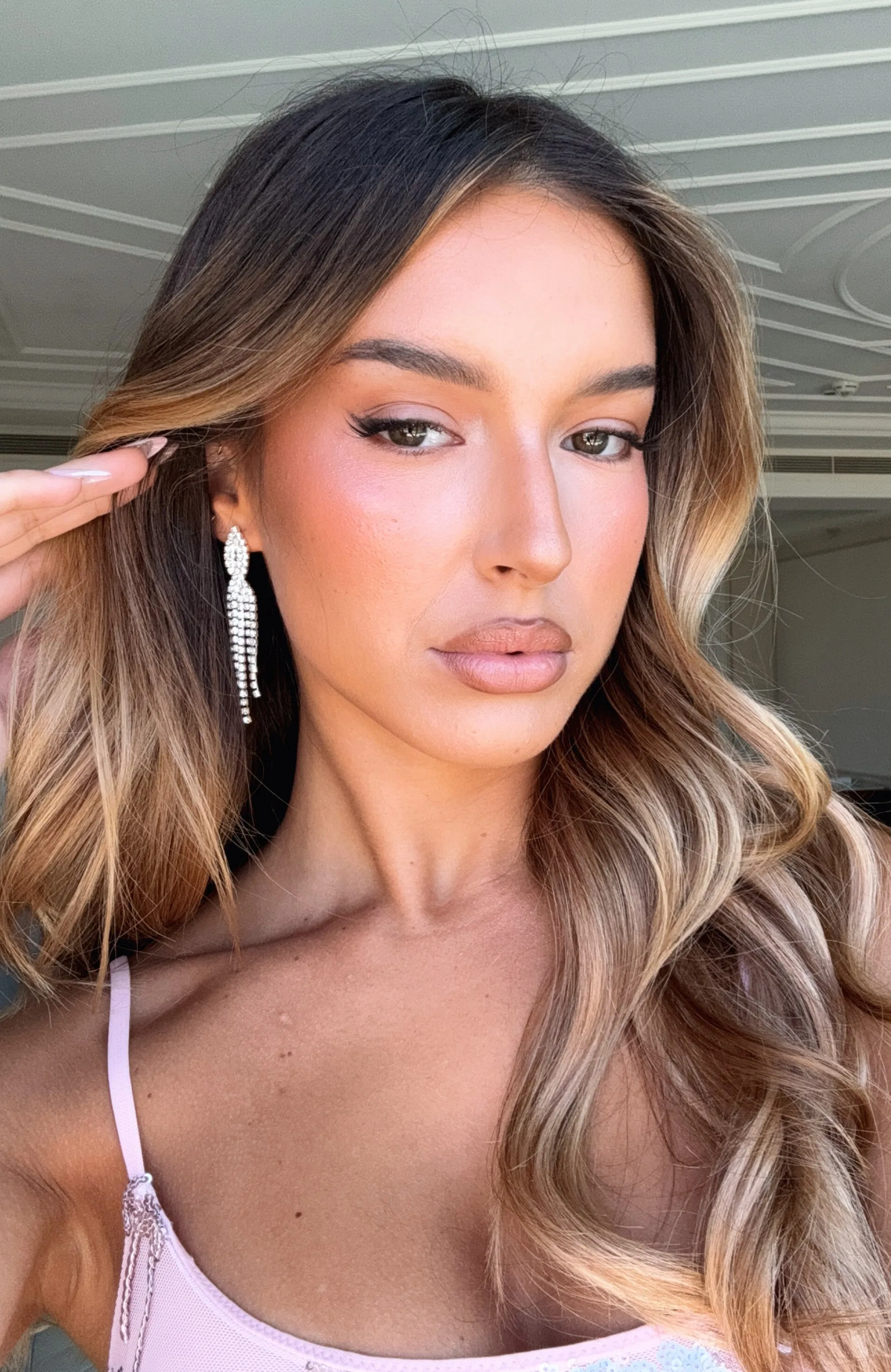 Etta Earrings Silver sold by White Fox Boutique