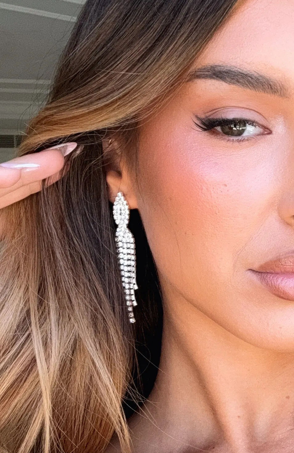 Etta Earrings Silver sold by White Fox Boutique product image thumbnail 2