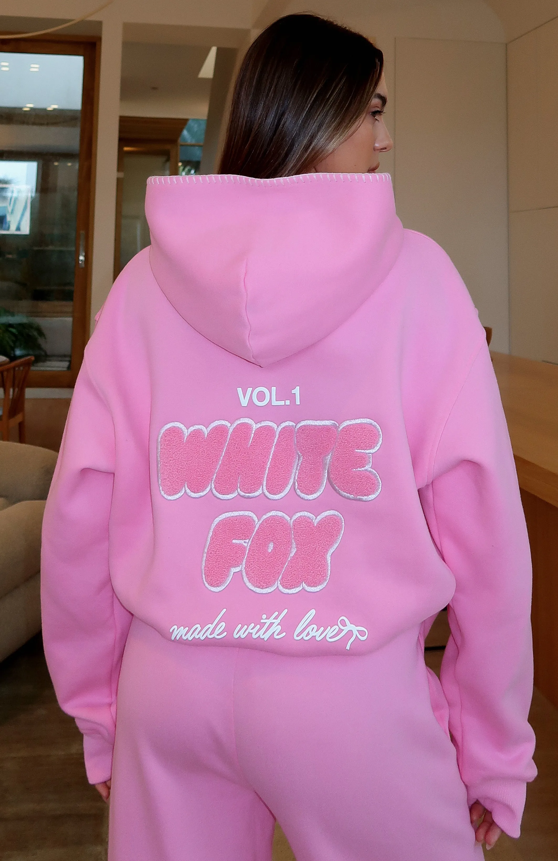 Vol. 1 Oversized Hoodie Bubblegum sold by White Fox Boutique