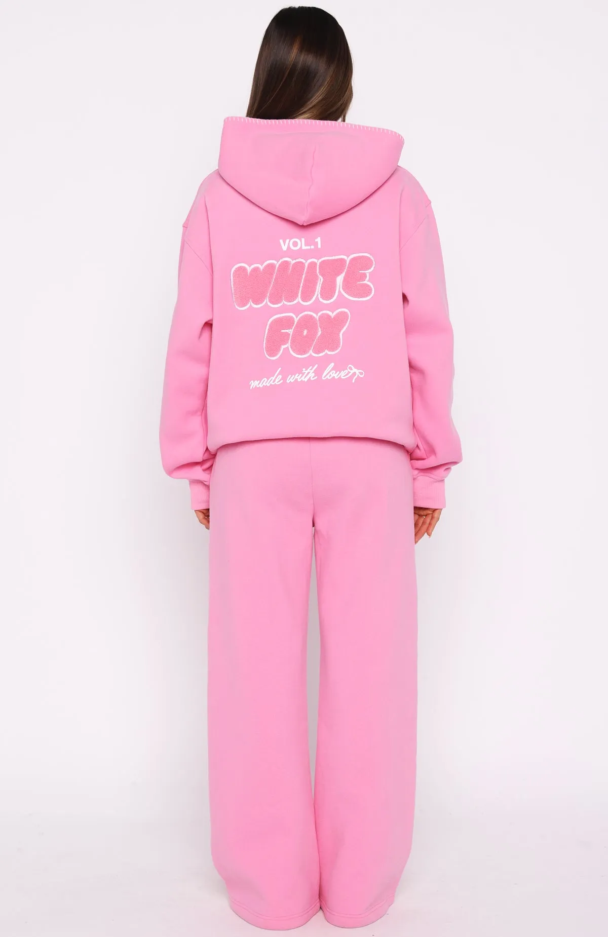 Vol. 1 Wide Leg Sweatpants Bubblegum sold by White Fox Boutique product image thumbnail 4