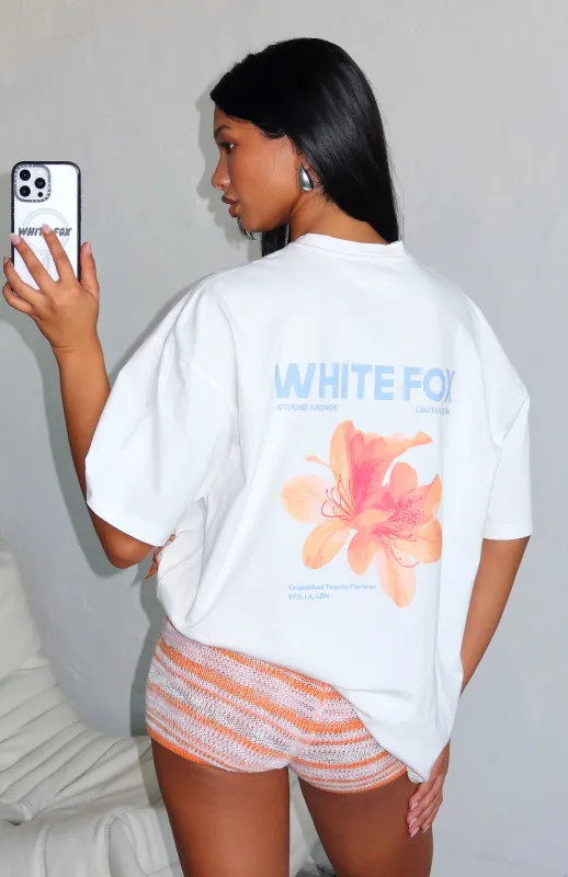 Care For You Oversized Tee White sold by White Fox Boutique