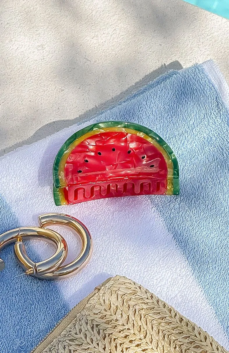 Piper Hair Clip Watermelon sold by White Fox Boutique product image thumbnail 2