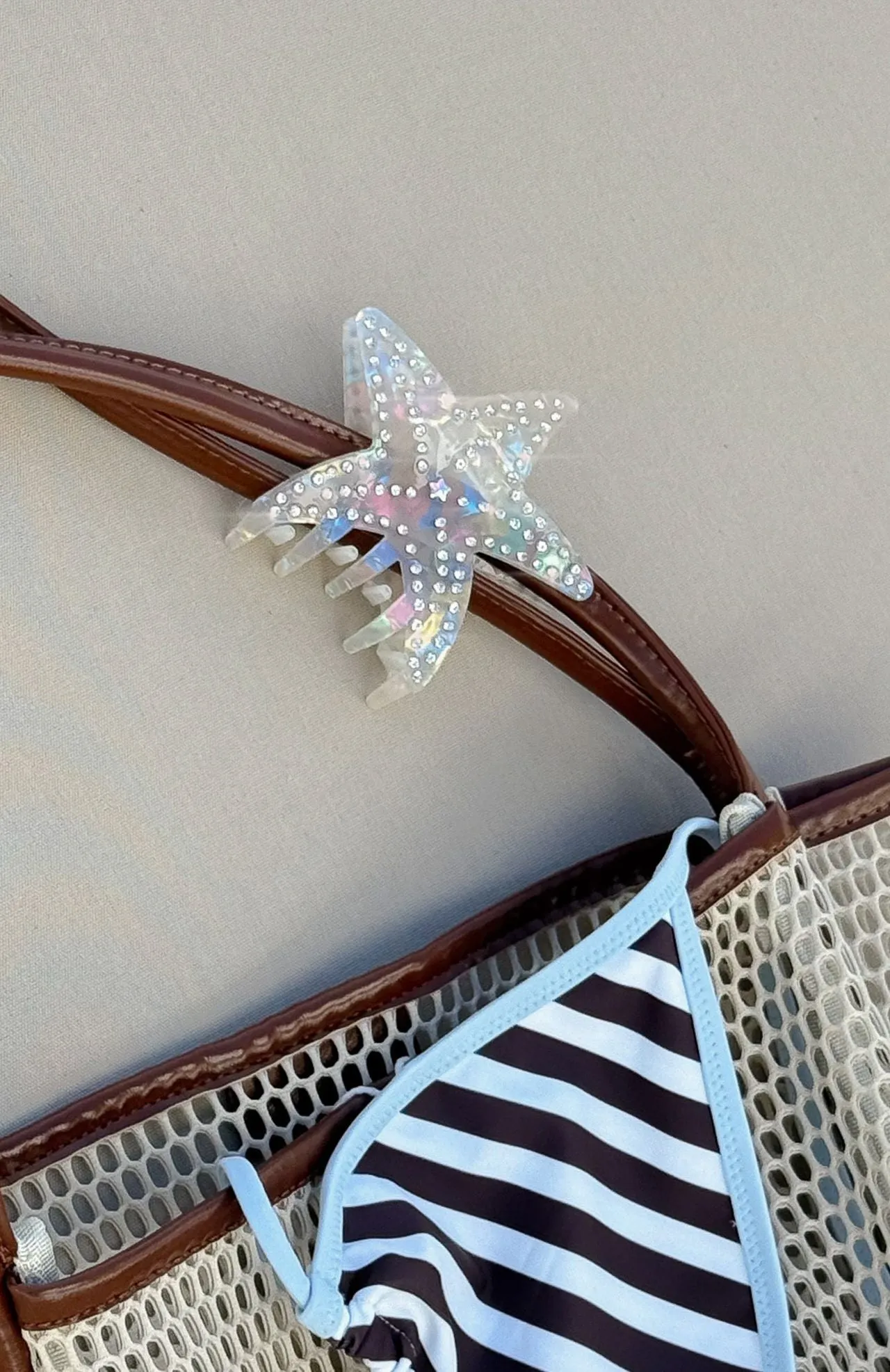 Justin Hair Clip White sold by White Fox Boutique