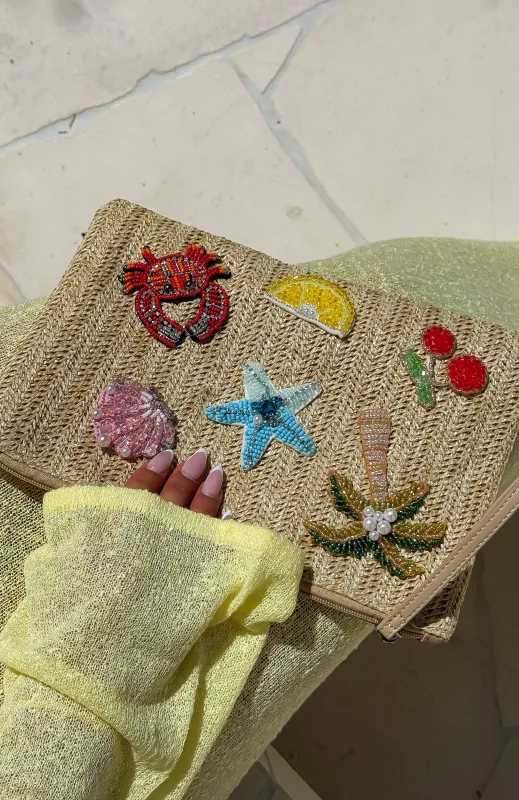 Amara Pouch Natural sold by White Fox Boutique