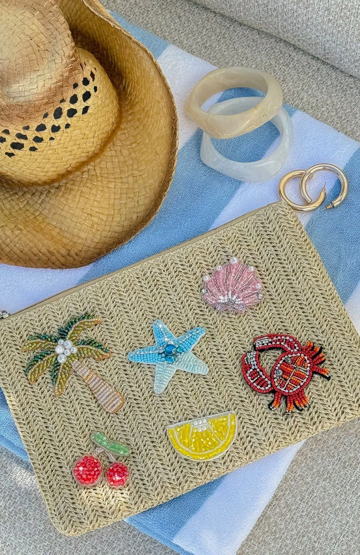 Amara Pouch Natural sold by White Fox Boutique product image thumbnail 3