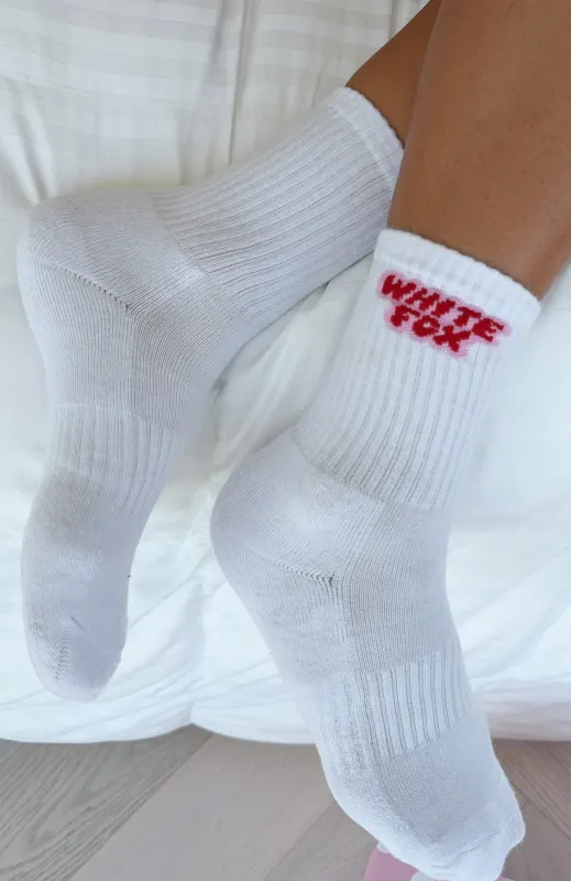 Seeing Red Socks White made by White Fox Boutique