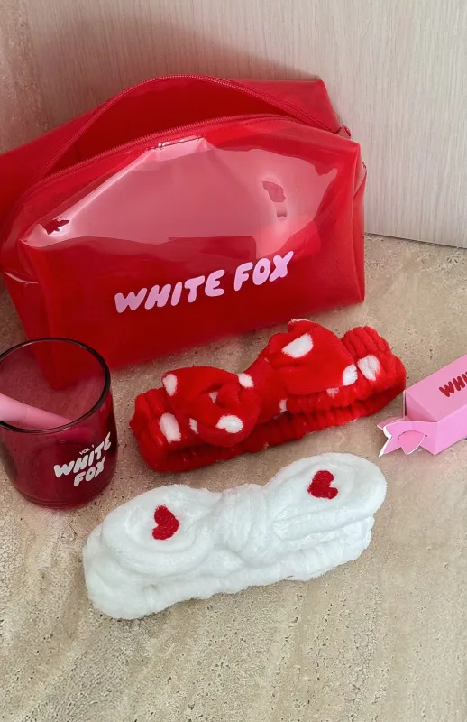 Kesia Beauty Headband 2 Pack Red/White sold by White Fox Boutique