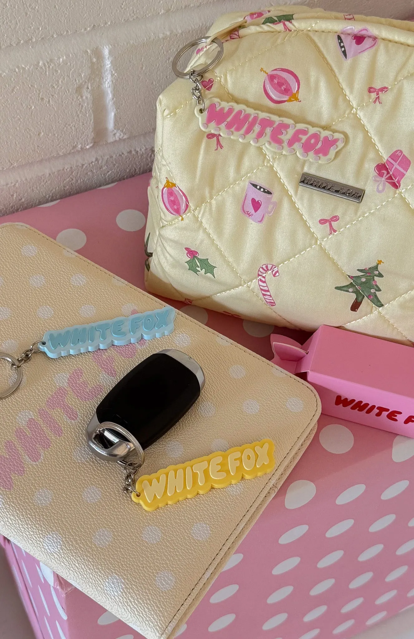 Chasing Rainbows Keychain 3 Pack Pastel Mix sold by White Fox Boutique product image thumbnail 2