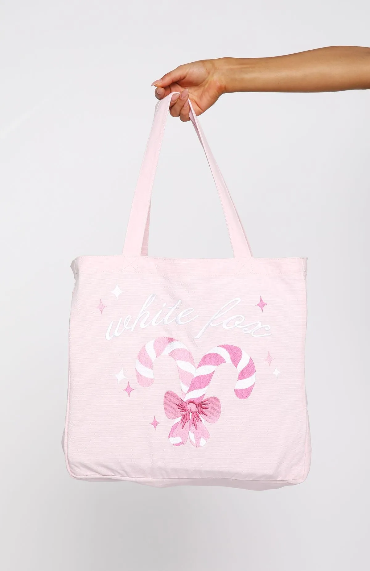 Candy Cane Christmas Tote Bag Cupcake sold by White Fox Boutique product image thumbnail 2
