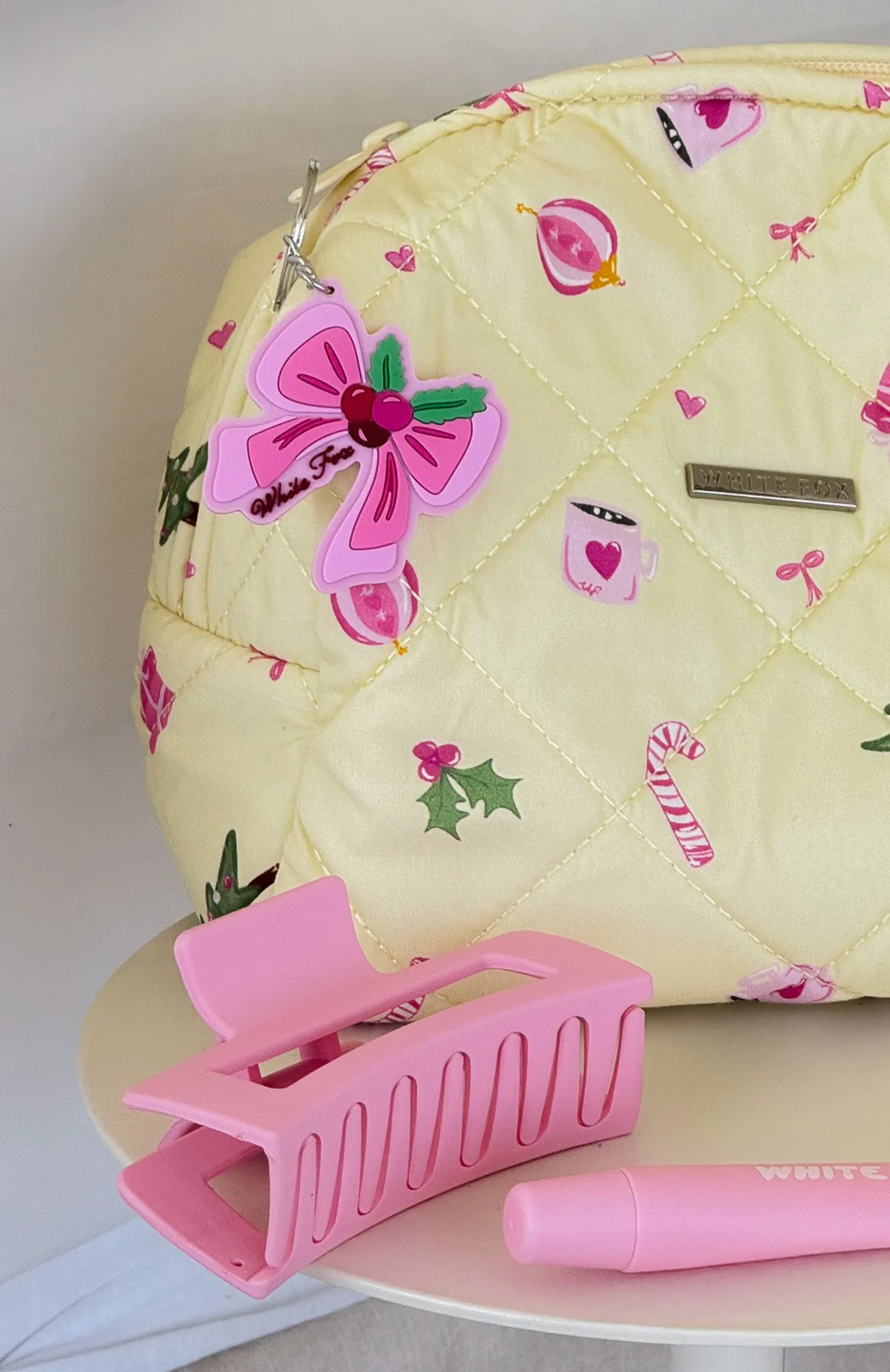 Berry Bow Keychain Pink sold by White Fox Boutique product image thumbnail 3