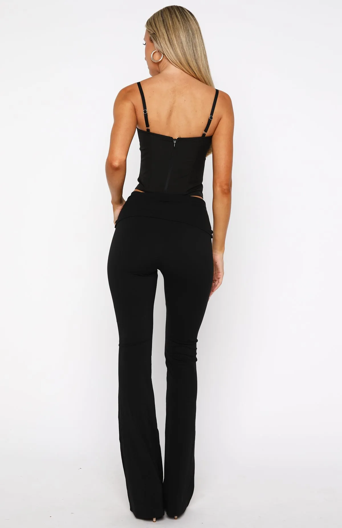 Never Leave Me Pants Black sold by White Fox Boutique product image thumbnail 5