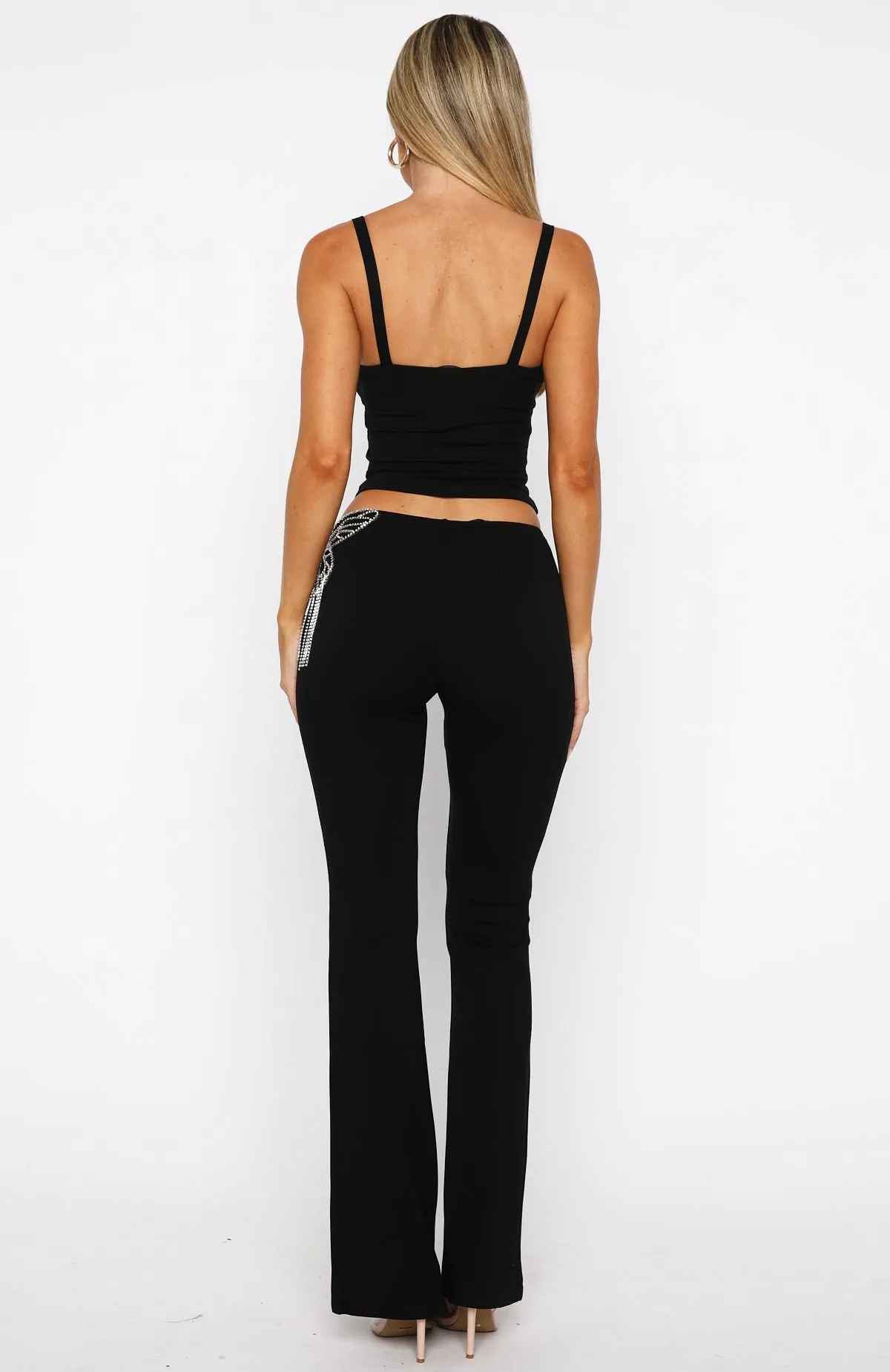 Jar Of Hearts Pants Black sold by White Fox Boutique product image thumbnail 5