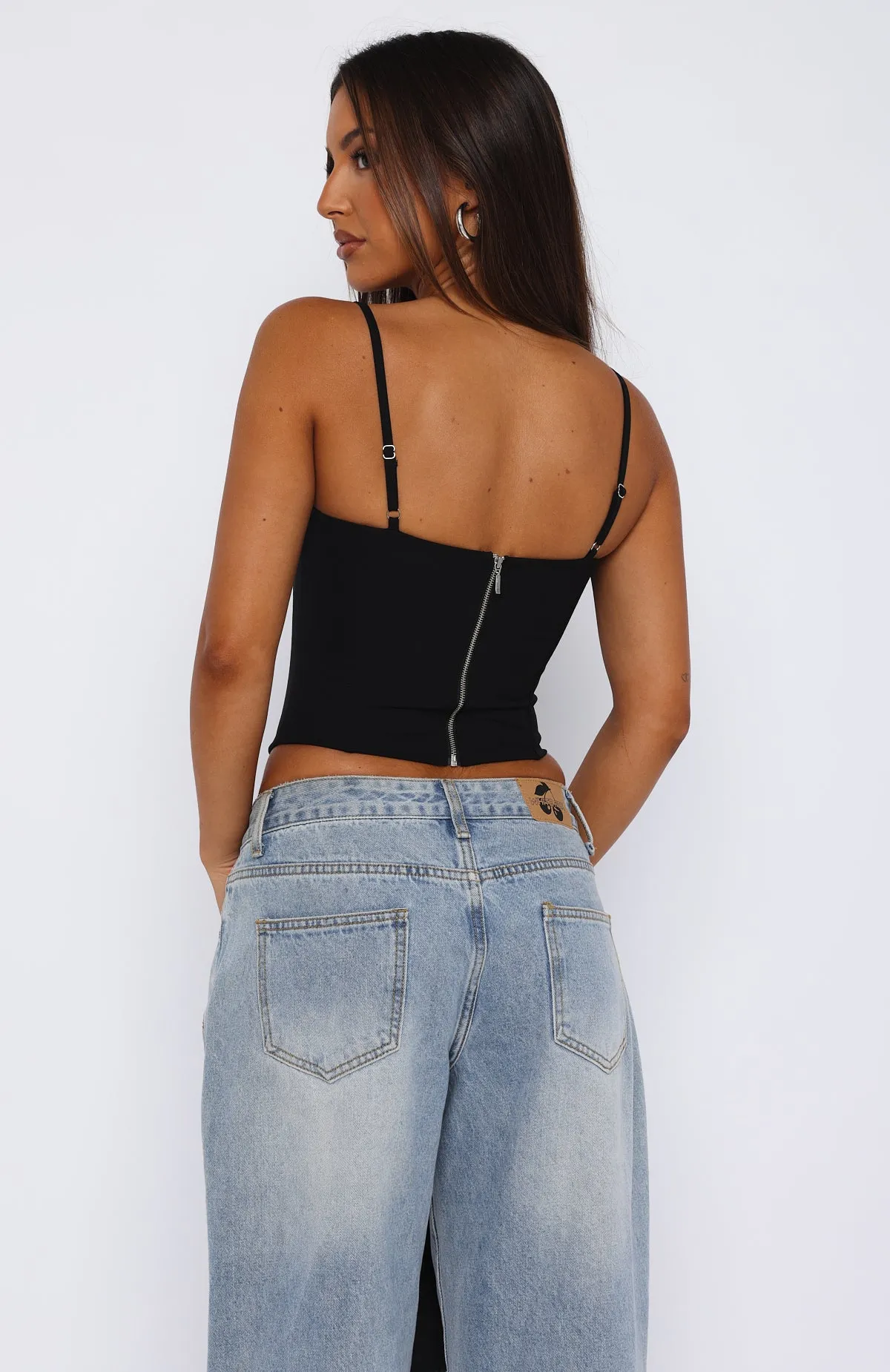 Why Did I Bustier Black sold by White Fox Boutique product image thumbnail 4