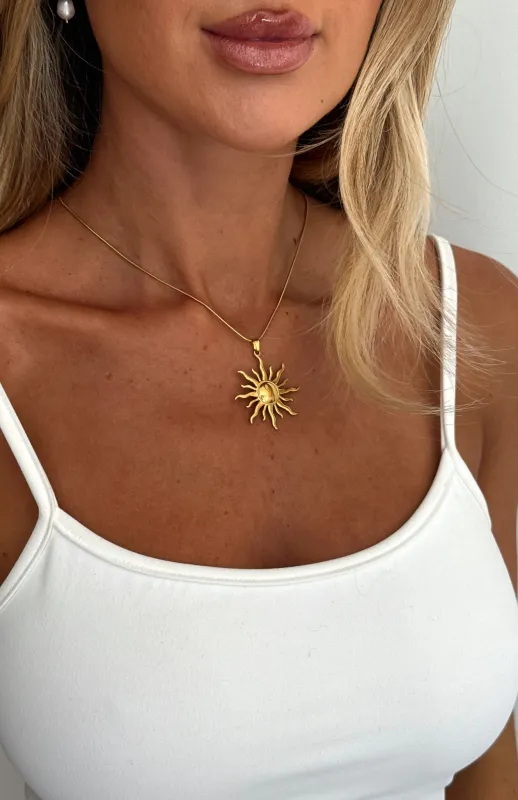 Amity Necklace Gold sold by White Fox Boutique