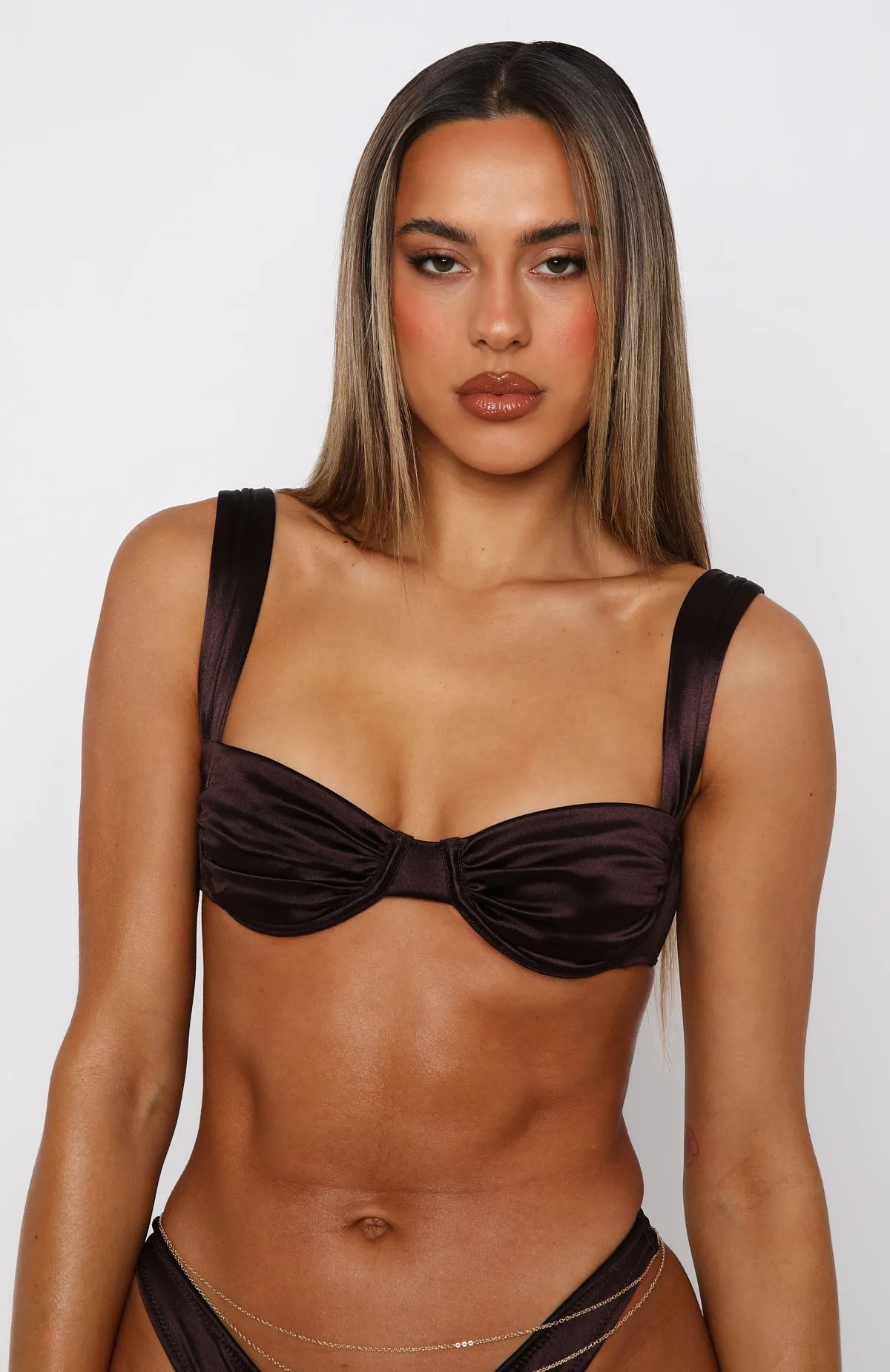Dani Bikini Top Chocolate sold by White Fox Boutique product image thumbnail 2
