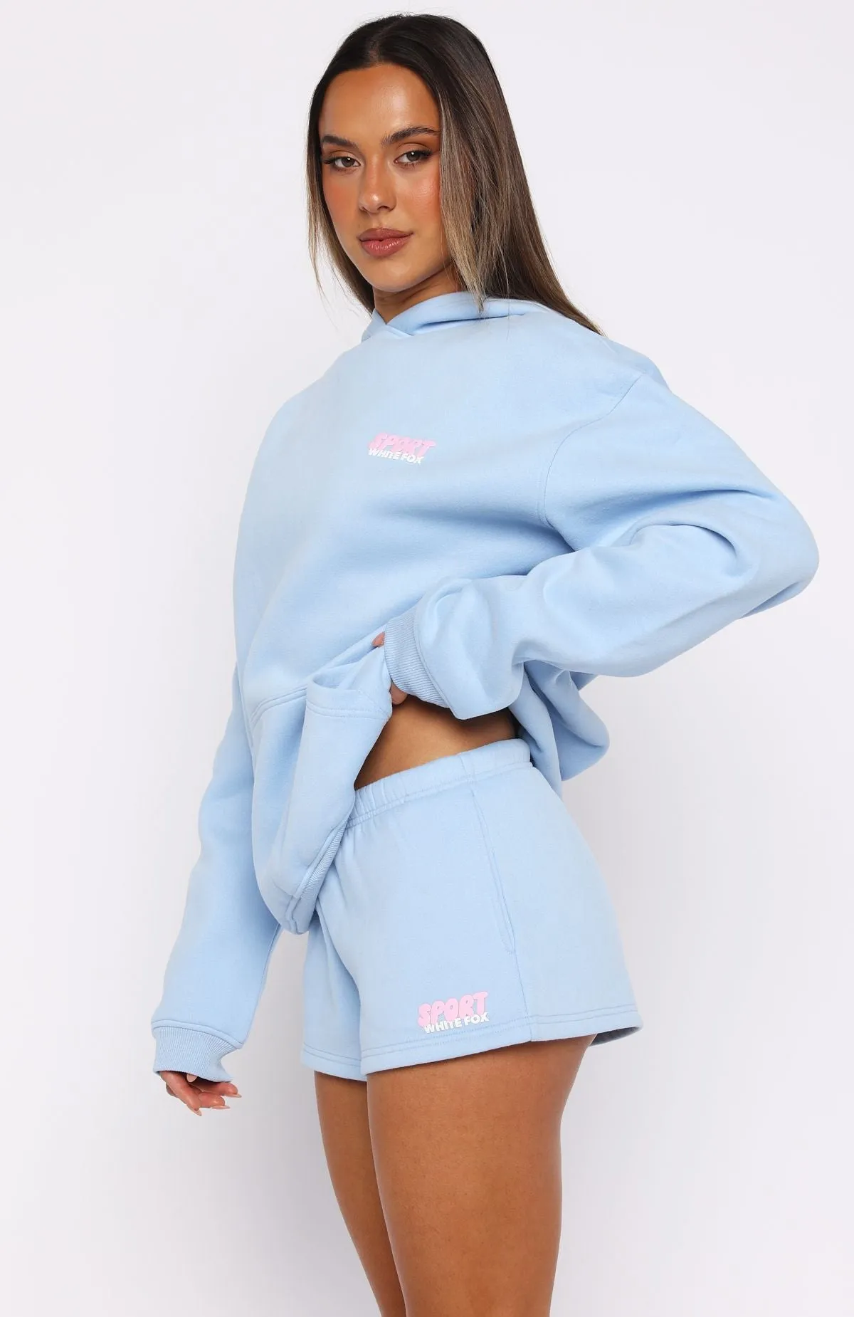 Club 14 Peyton Lounge Shorts Blue sold by White Fox Boutique product image thumbnail 3