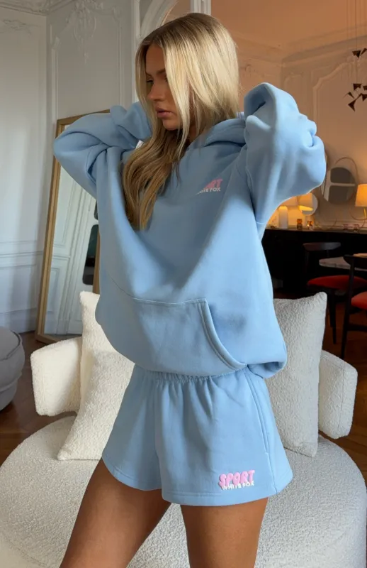 Club 14 Peyton Lounge Shorts Blue sold by White Fox Boutique