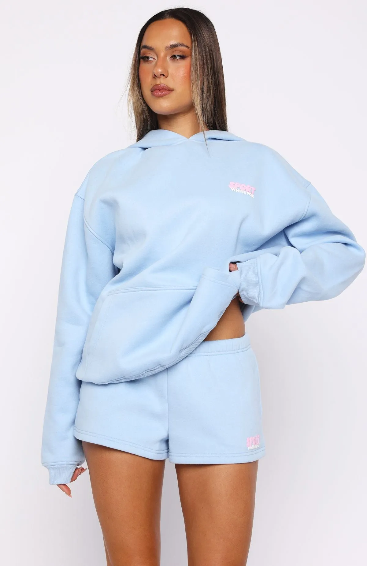 Club 14 Peyton Lounge Shorts Blue sold by White Fox Boutique product image thumbnail 2