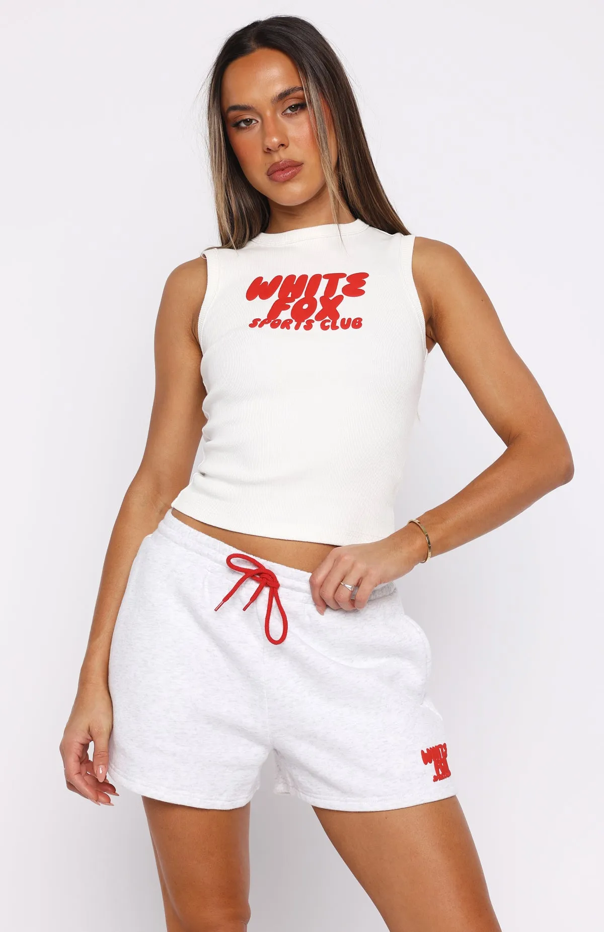 Club 14 Allie Lounge Shorts Grey Marle sold by White Fox Boutique product image thumbnail 3