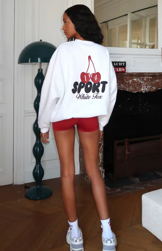 Club 14 Peyton Oversized Sweater Grey Marle sold by White Fox Boutique