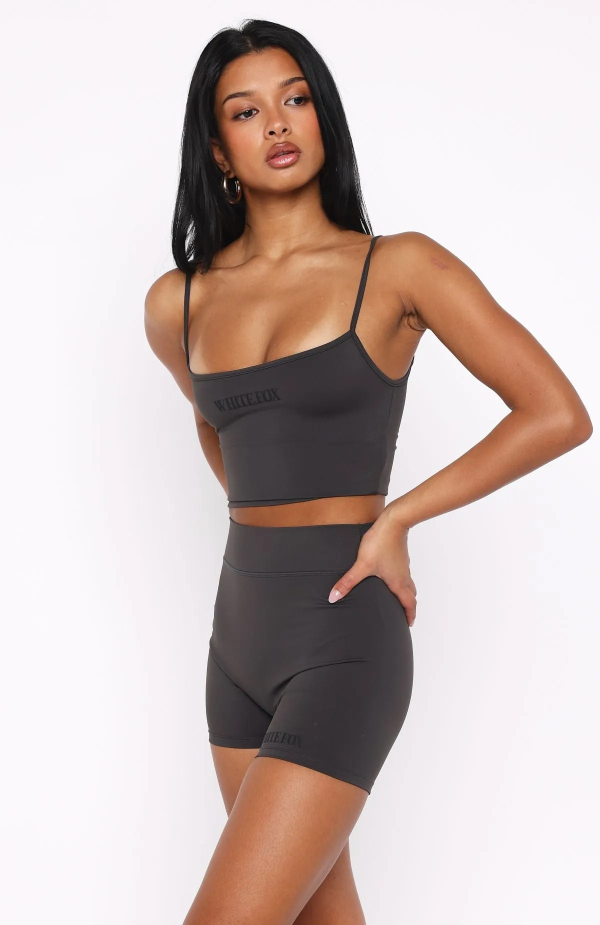 Maybe We Can Try Singlet Charcoal sold by White Fox Boutique product image thumbnail 4