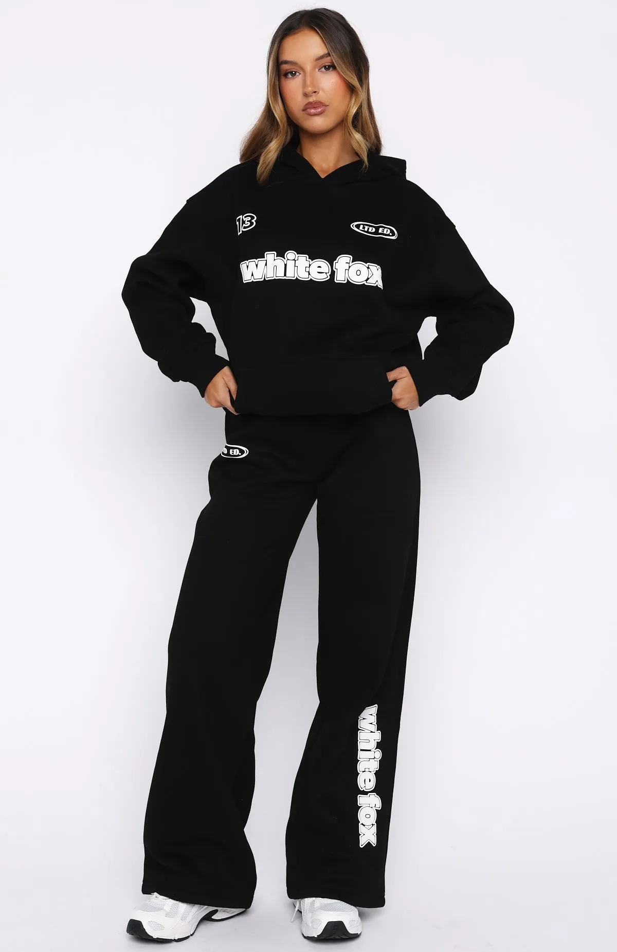 Ready To Go Oversized Hoodie Black sold by White Fox Boutique product image thumbnail 5