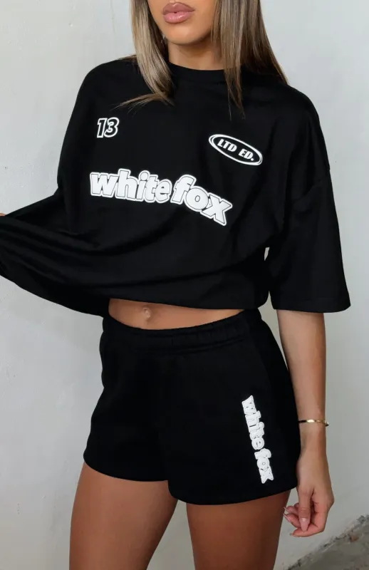 Ready To Go Lounge Shorts Black sold by White Fox Boutique