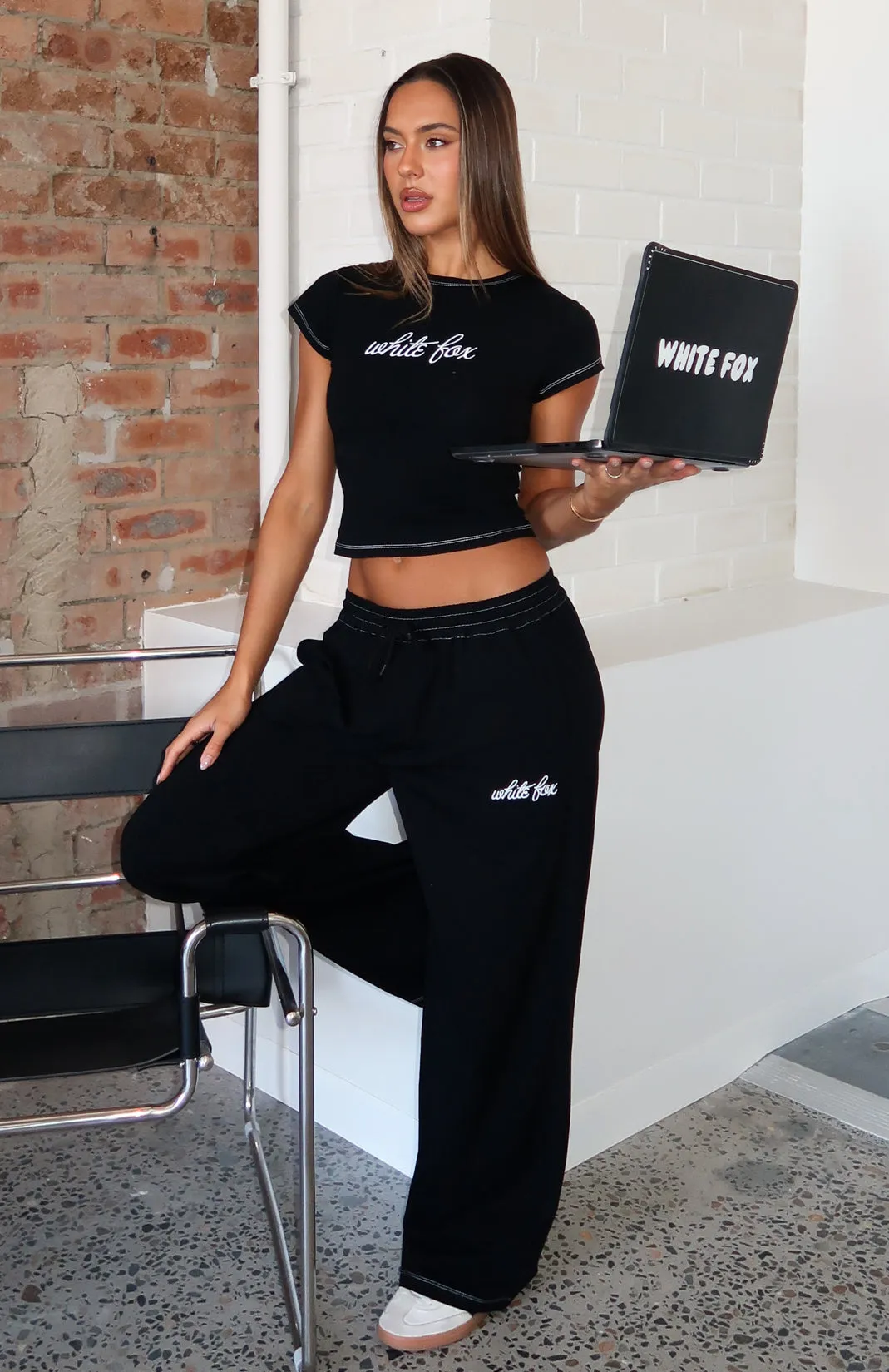 The Original Track Pants Black sold by White Fox Boutique product image thumbnail 5