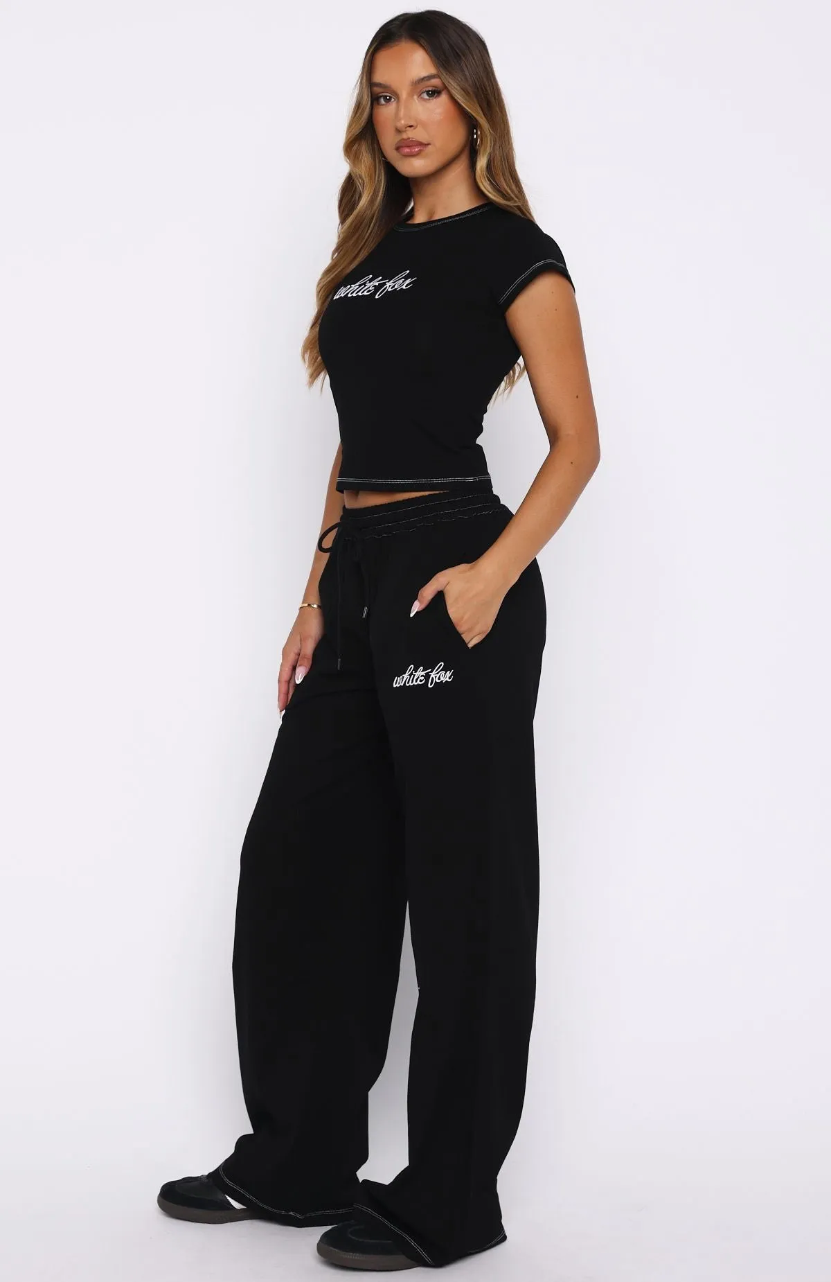 The Original Track Pants Black sold by White Fox Boutique product image thumbnail 3