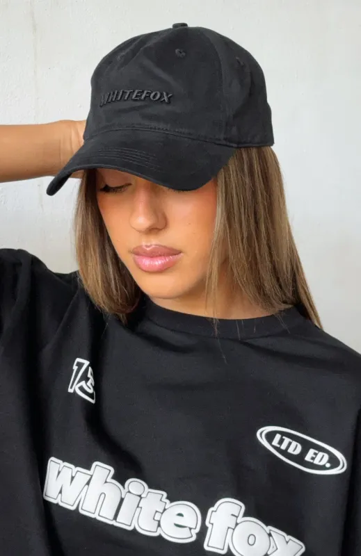 Speed It Up Cap Black sold by White Fox Boutique