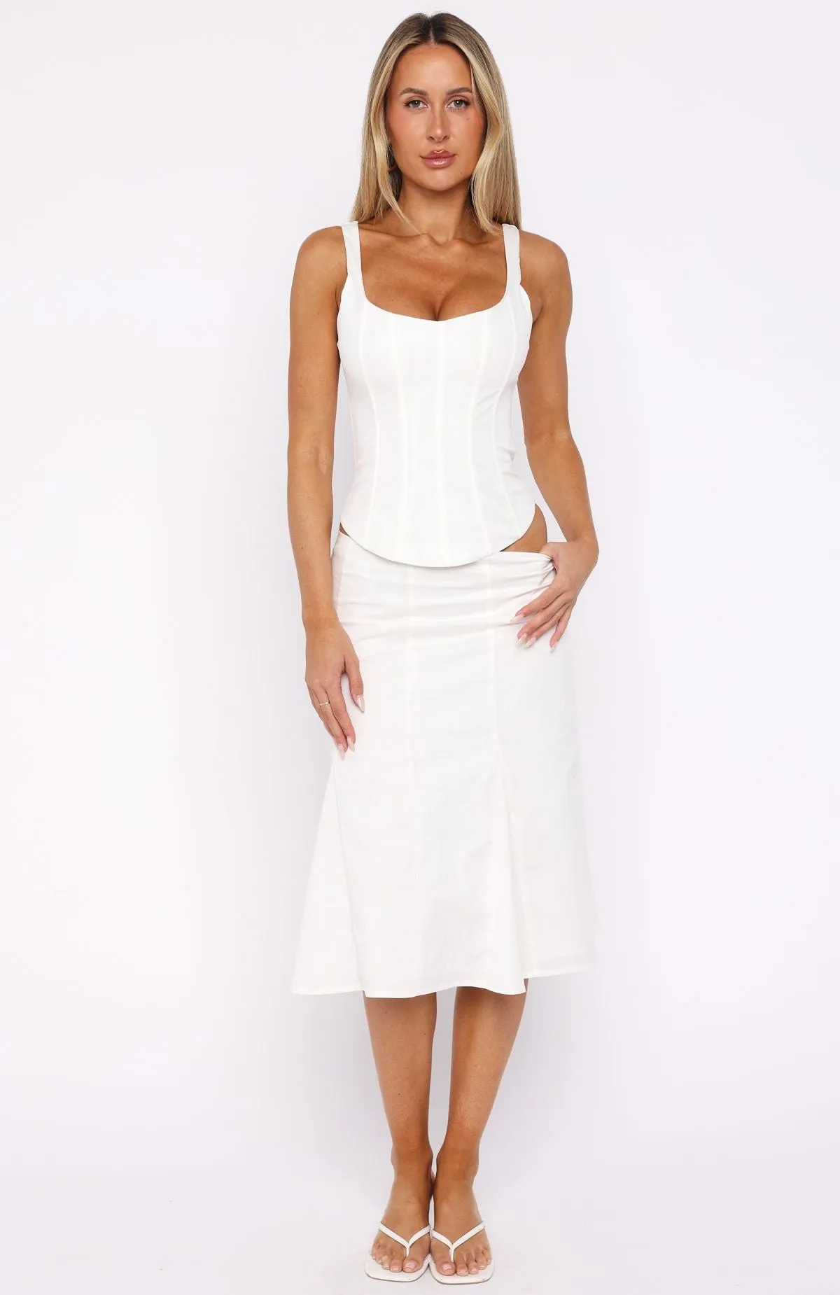 Empire Energy Bustier White sold by White Fox Boutique product image thumbnail 5