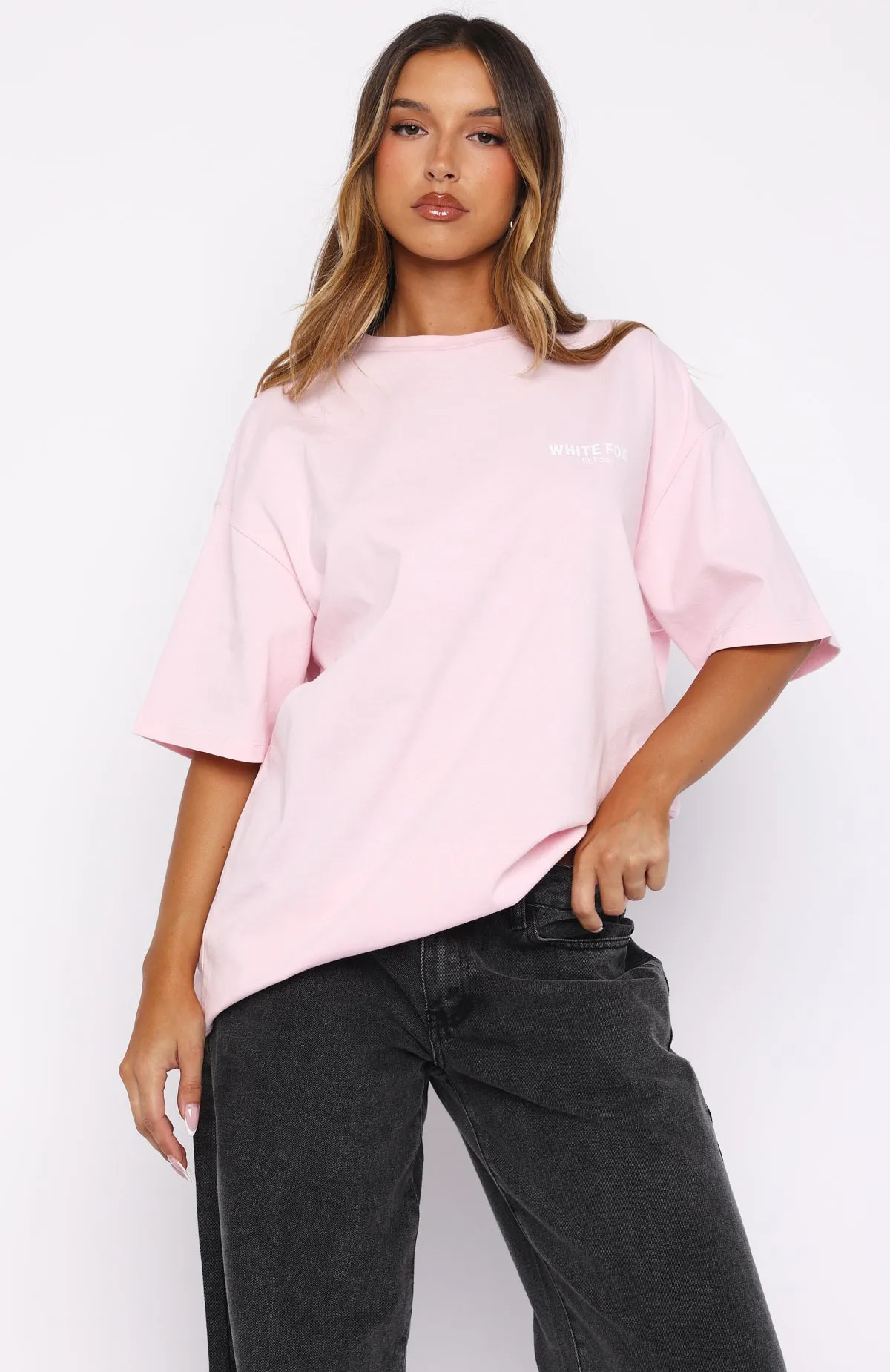 Non Negotiable Oversized Tee Pink sold by White Fox Boutique product image thumbnail 2