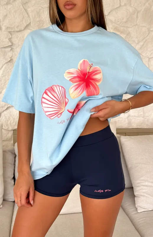 Treasured Memories Bike Shorts Navy sold by White Fox Boutique