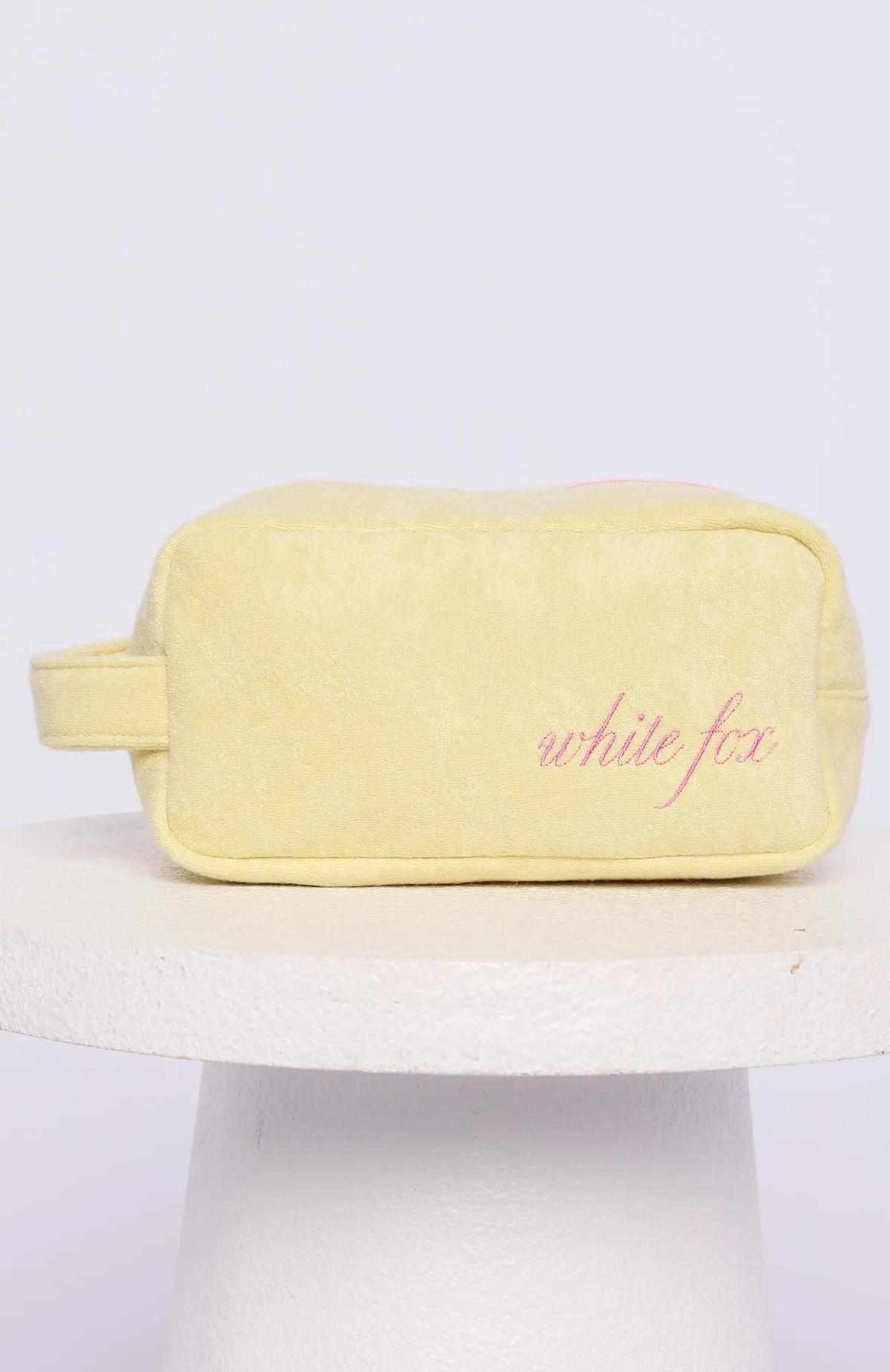 Lillian Cosmetic Bag Lemon sold by White Fox Boutique product image thumbnail 3