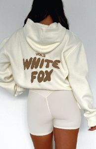 Offstage Hoodie Cream sold by White Fox Boutique