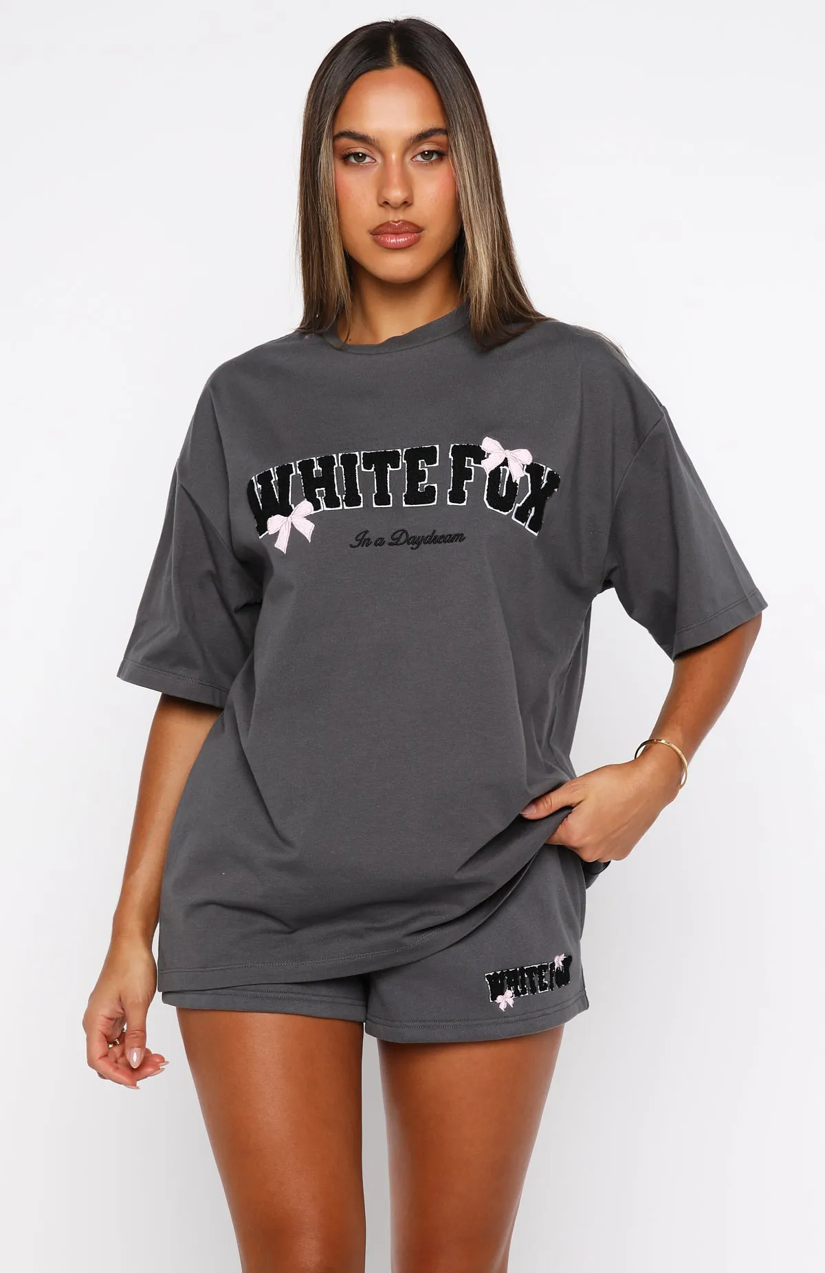 Daydreamers Madeline Oversized Tee Volcanic sold by White Fox Boutique product image thumbnail 2