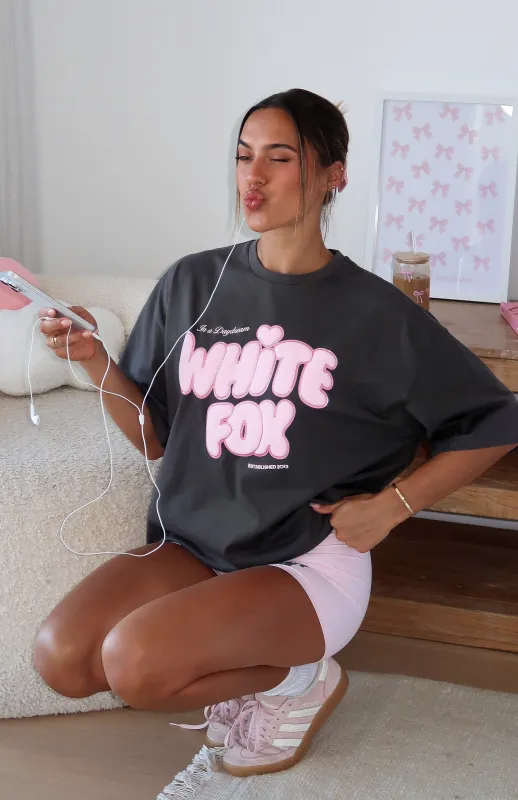 Daydreamers Angelina Oversized Tee Volcanic sold by White Fox Boutique