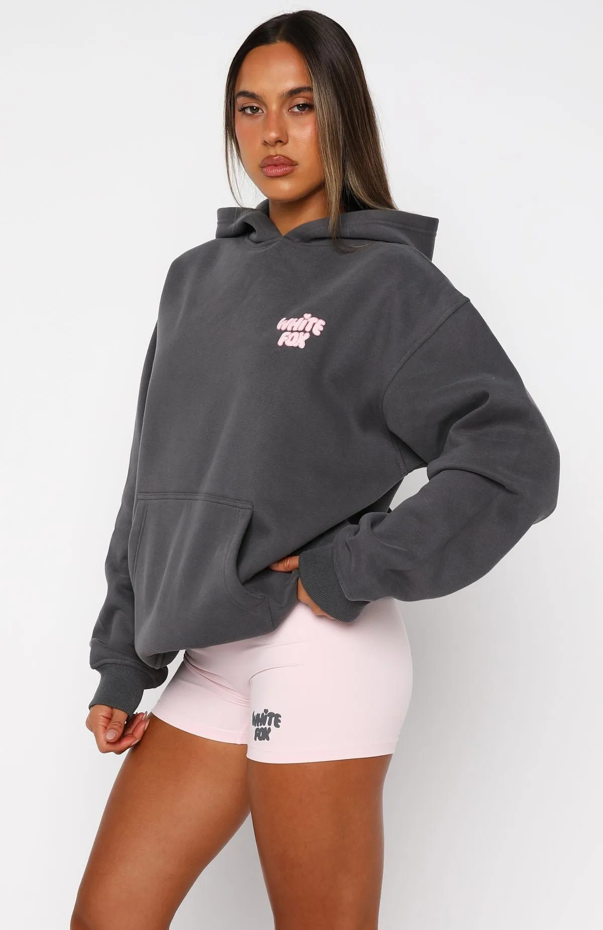 Daydreamers Angelina Oversized Hoodie Volcanic sold by White Fox Boutique product image thumbnail 3