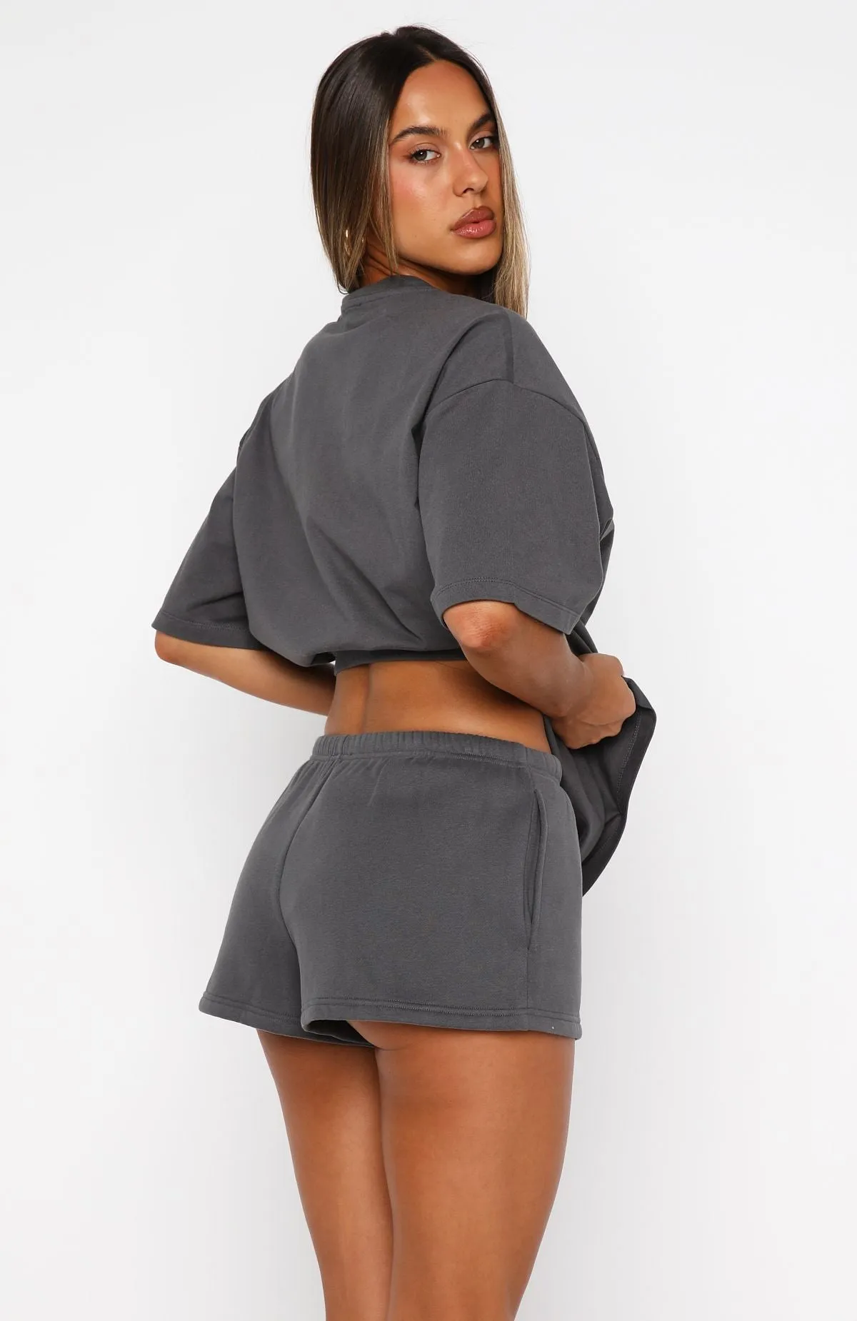 Daydreamers Madeline Lounge Shorts Volcanic sold by White Fox Boutique product image thumbnail 4