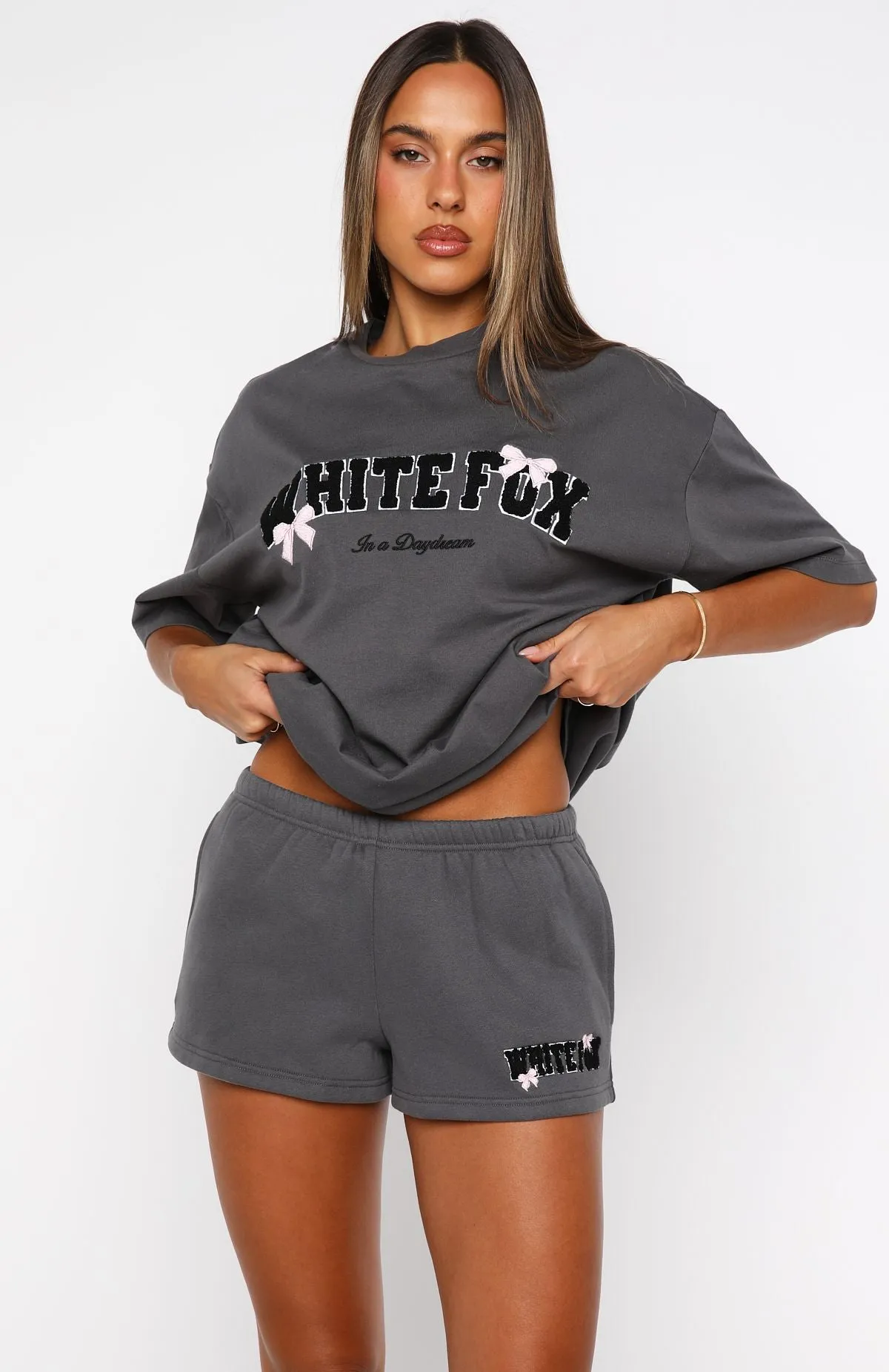 Daydreamers Madeline Lounge Shorts Volcanic sold by White Fox Boutique product image thumbnail 2