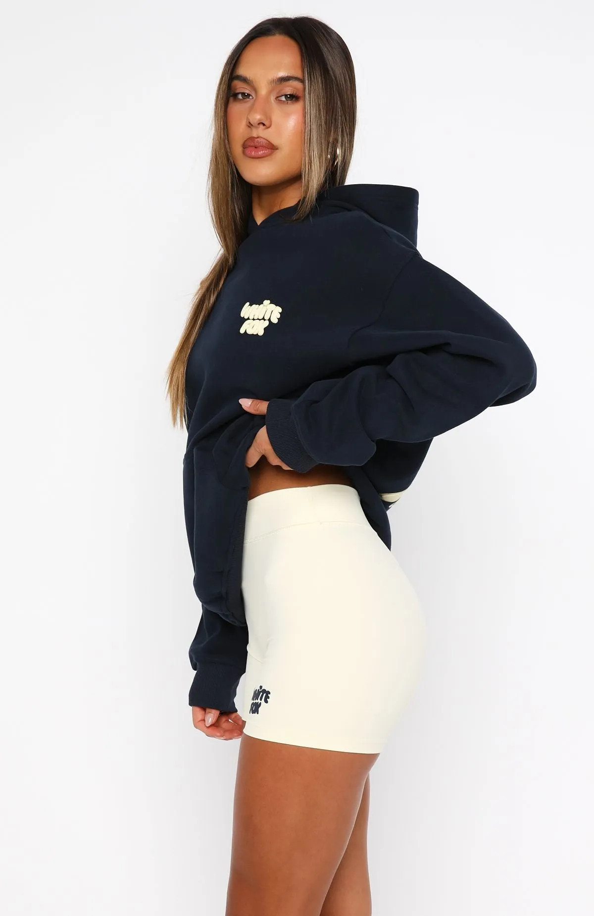 Daydreamers Angelina Bike Shorts Lemon sold by White Fox Boutique product image thumbnail 3