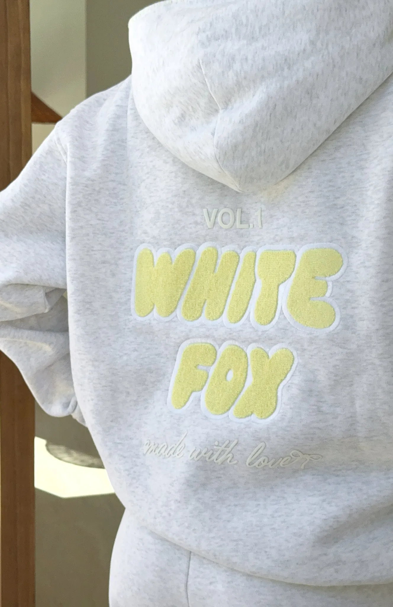 Vol. 1 Oversized Hoodie Grey Marle sold by White Fox Boutique product image thumbnail 2