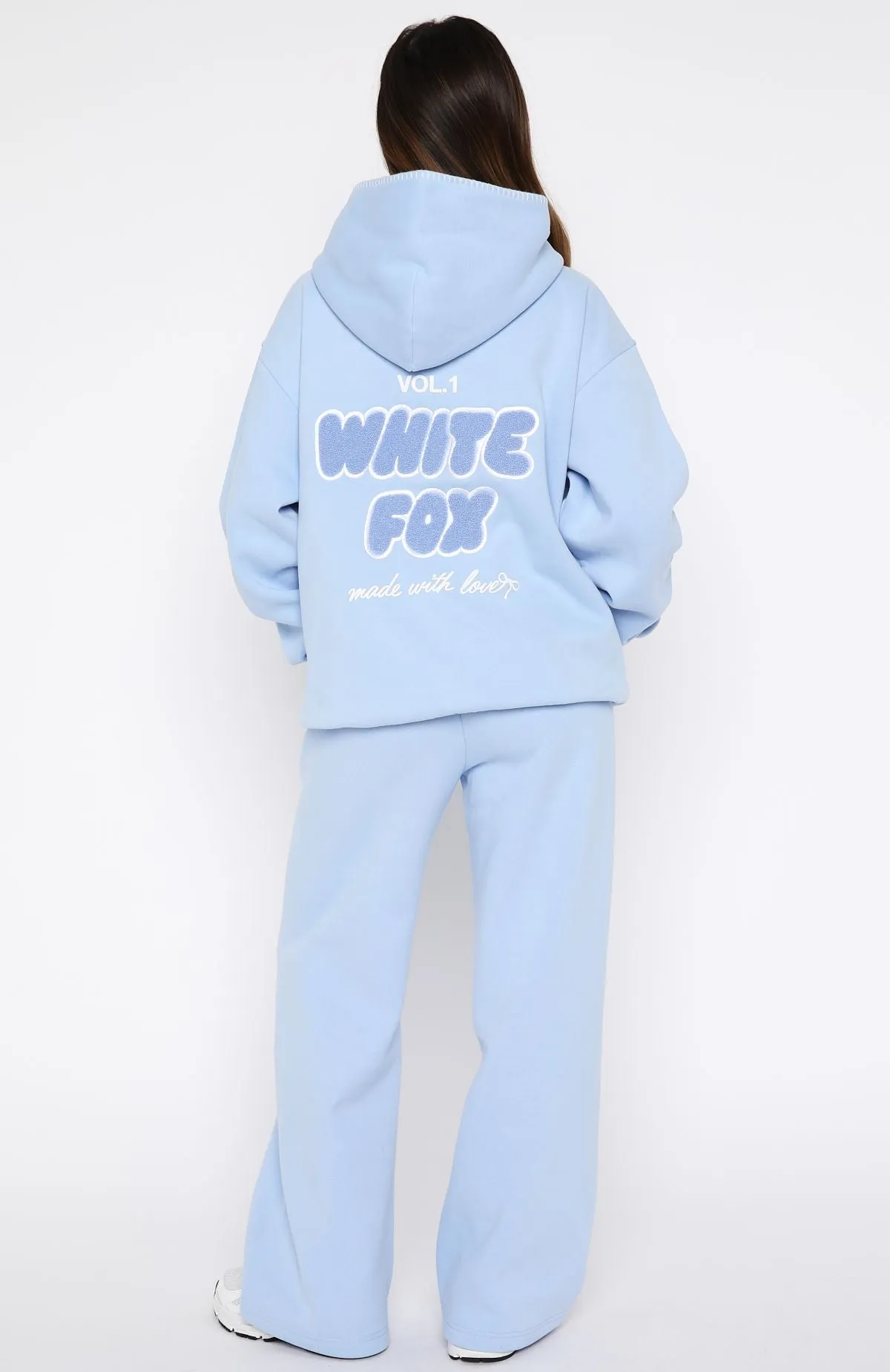 Vol. 1 Wide Leg Sweatpants Blue sold by White Fox Boutique product image thumbnail 4