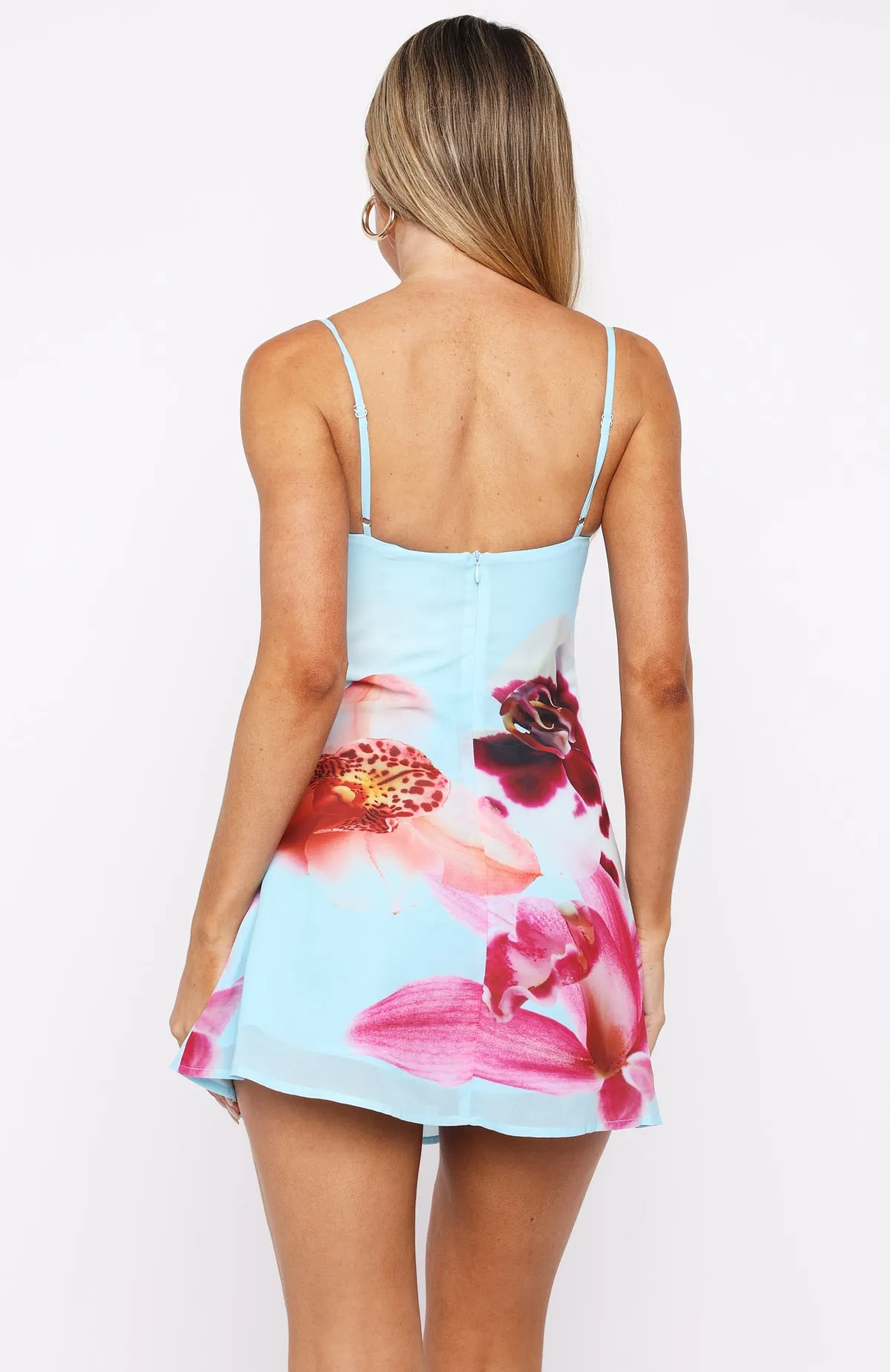 In The Back Of My Mind Mini Dress Blue Daze sold by White Fox Boutique product image thumbnail 4