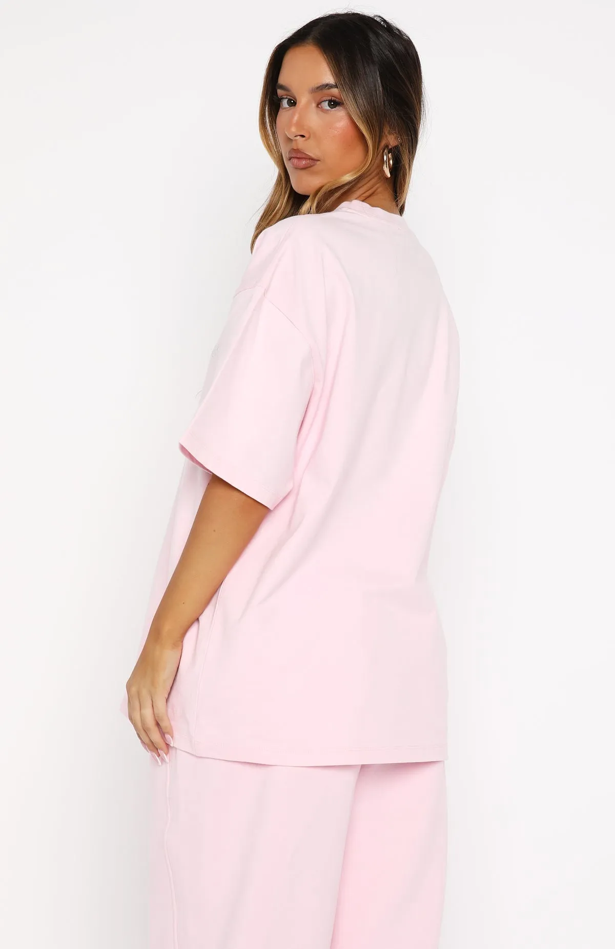 Make It Or Break It Oversized Tee Pink sold by White Fox Boutique product image thumbnail 4