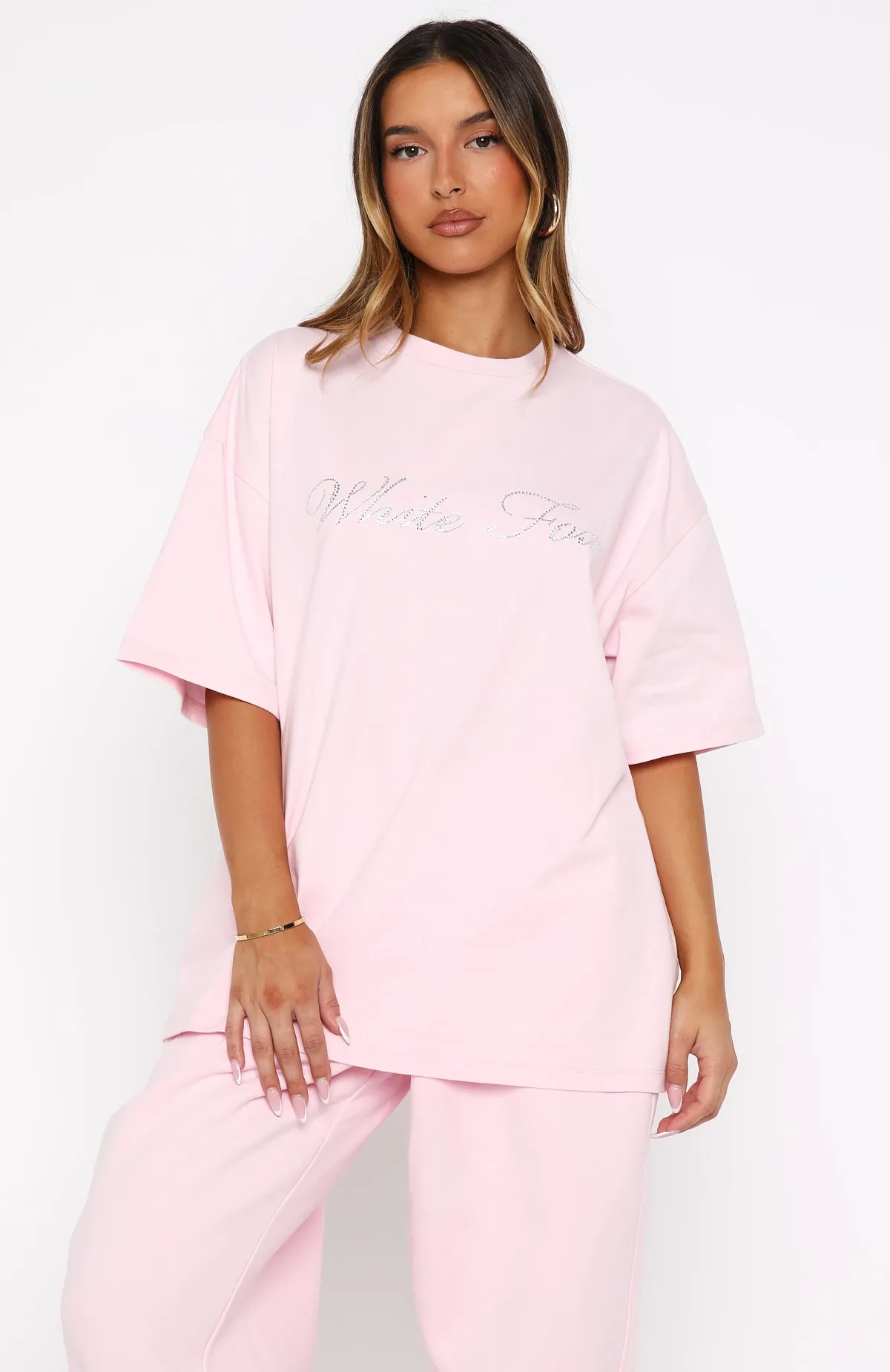 Make It Or Break It Oversized Tee Pink sold by White Fox Boutique product image thumbnail 2