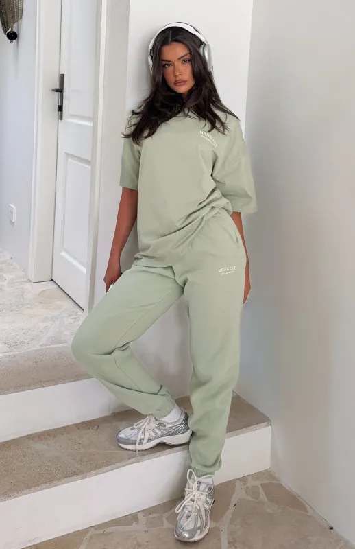 Can't Miss It Sweatpants Sage sold by White Fox Boutique