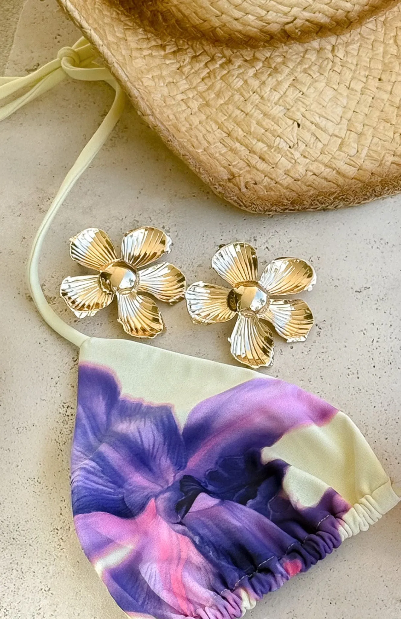 Arlan Earrings Gold sold by White Fox Boutique product image thumbnail 3